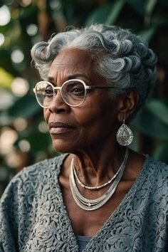 10. Vintage-Inspired Silver Finger Wave Updo