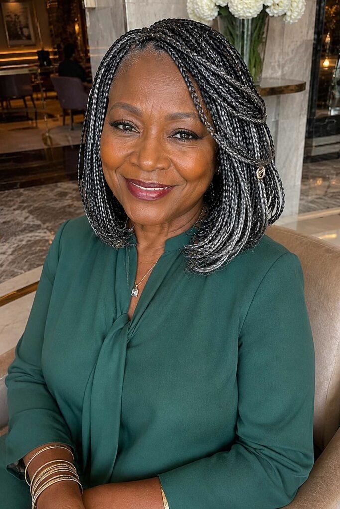 12. Voluminous Medium-Length Two-Strand Twists
