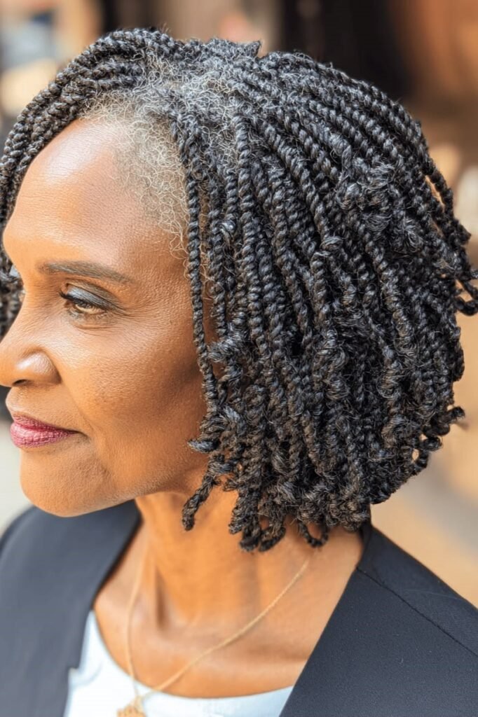 13. Classic Backwards Cornrows into Straight-Back Braids