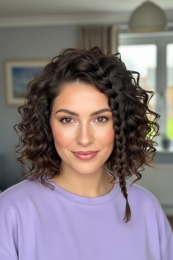 16. Thick Blunt-Cut Box Braid Bob