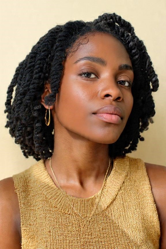 3. Short Chunky Twist Bob Cut
