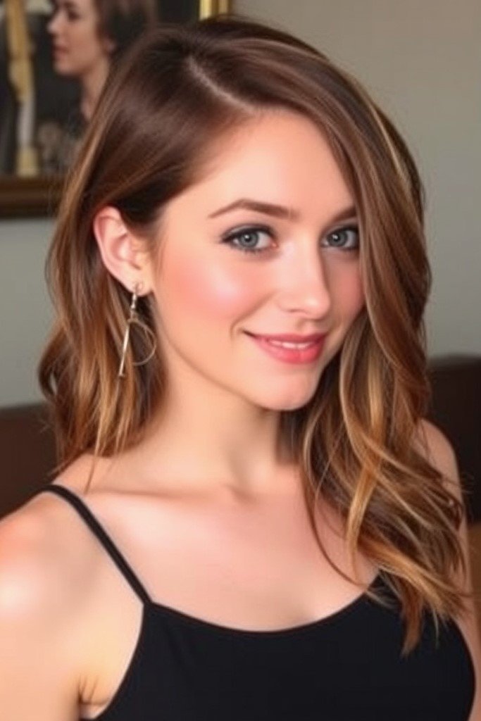 5. Side-Swept Loose Waves with Deep Side Part