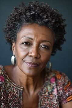 6. Defined Mini Afro with Natural Texture