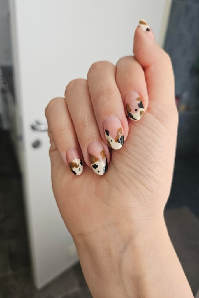 12. Brown Spots with Butterfly Accents