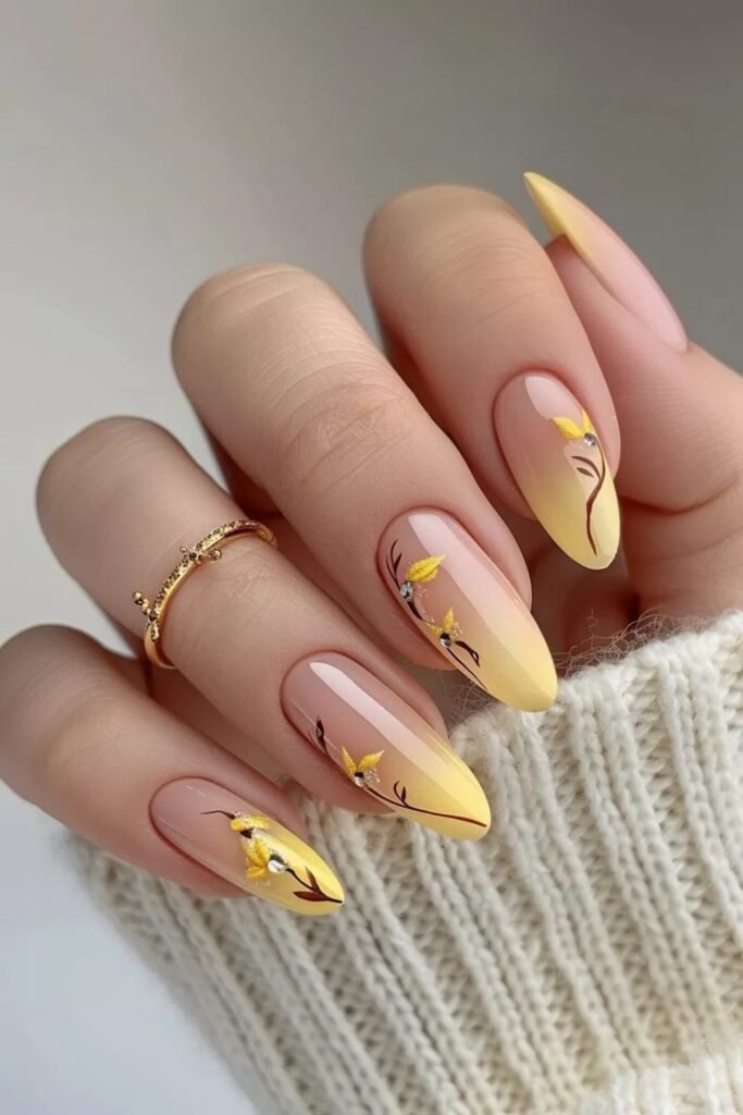 2. Lemon Cream Daisies on Nude