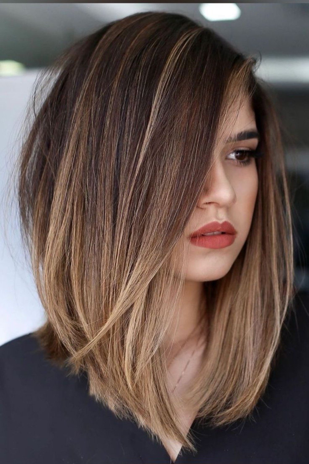 4. Shadow Root Blonde Balayage Bob