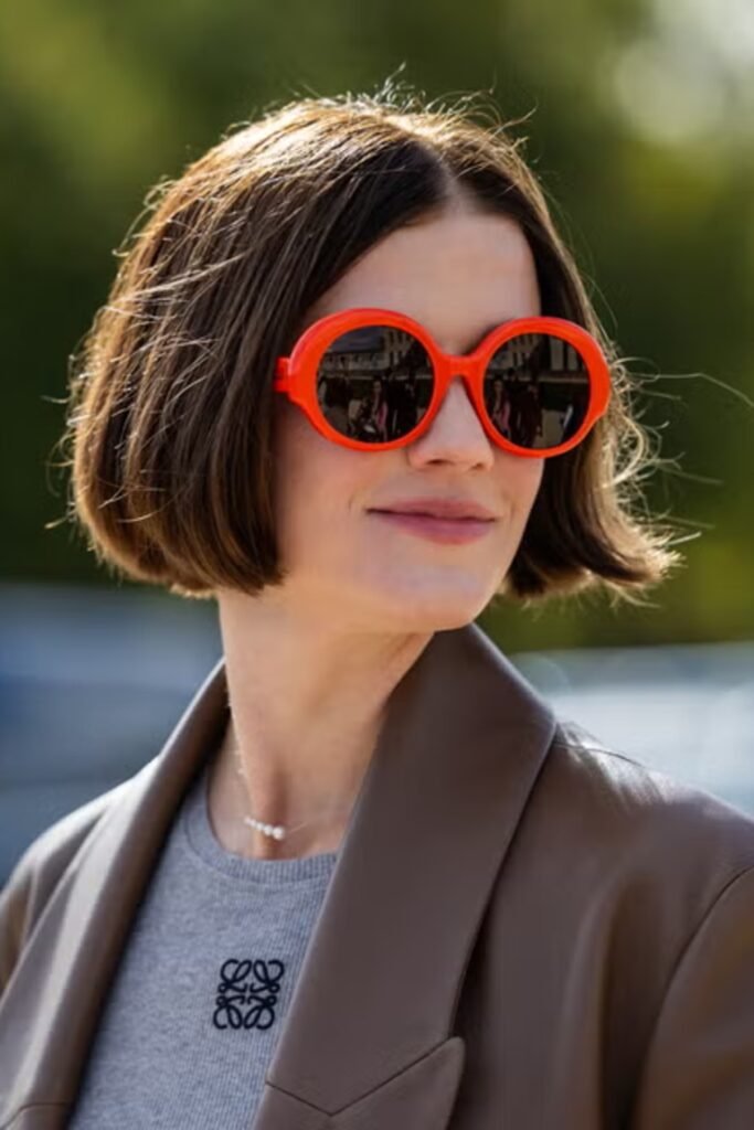 7. (Parisian Jaw-Length Tucked Bob)