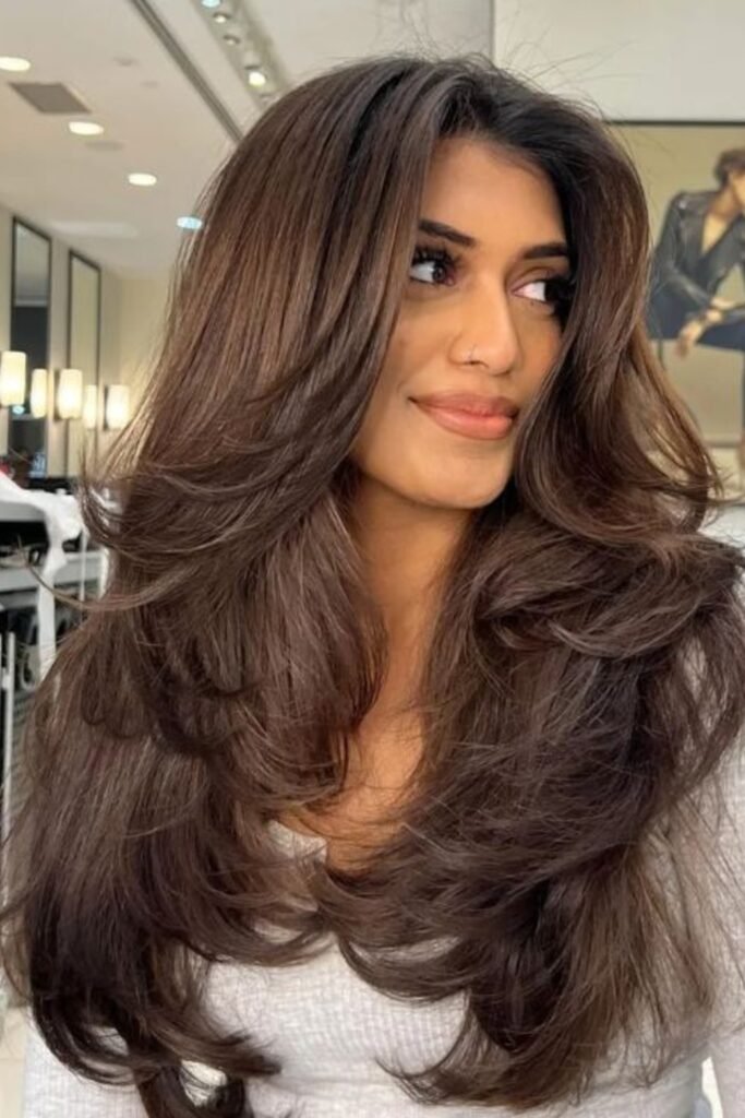 19. Rich Brown Voluminous Layers