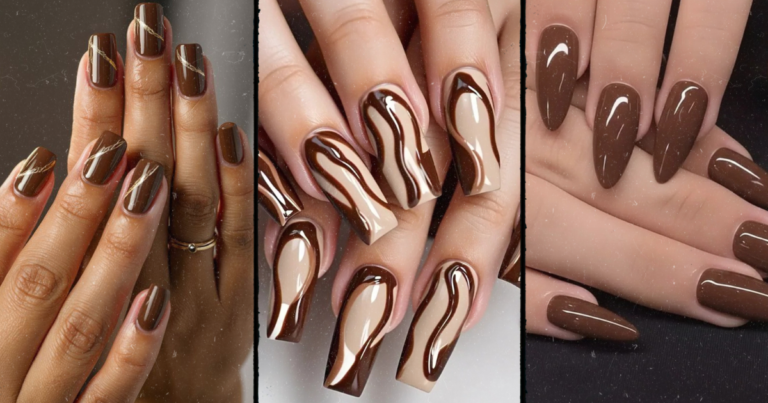 cozy-chocolate-brown-nails-and-latte