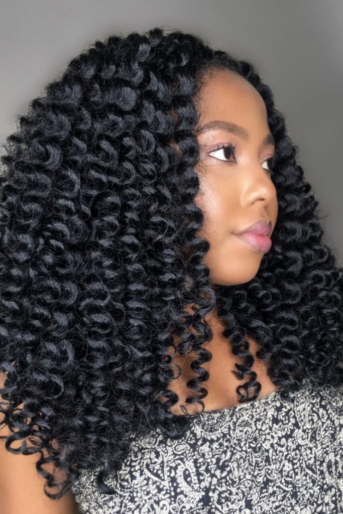 17. Bouncy Spiral Curl Crochet