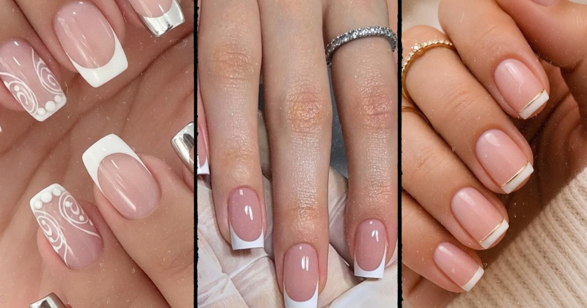 eye-catching-short-french-tip-nails