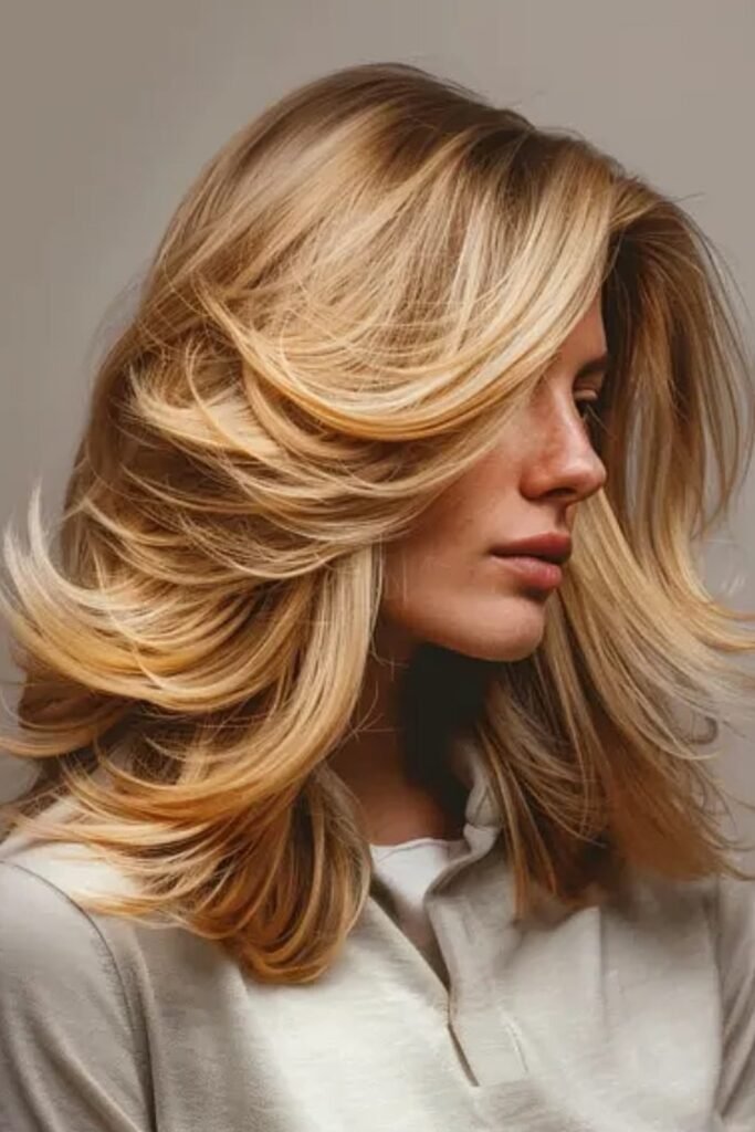 feathered haircut with side sweepfeathered haircut with side sweep
