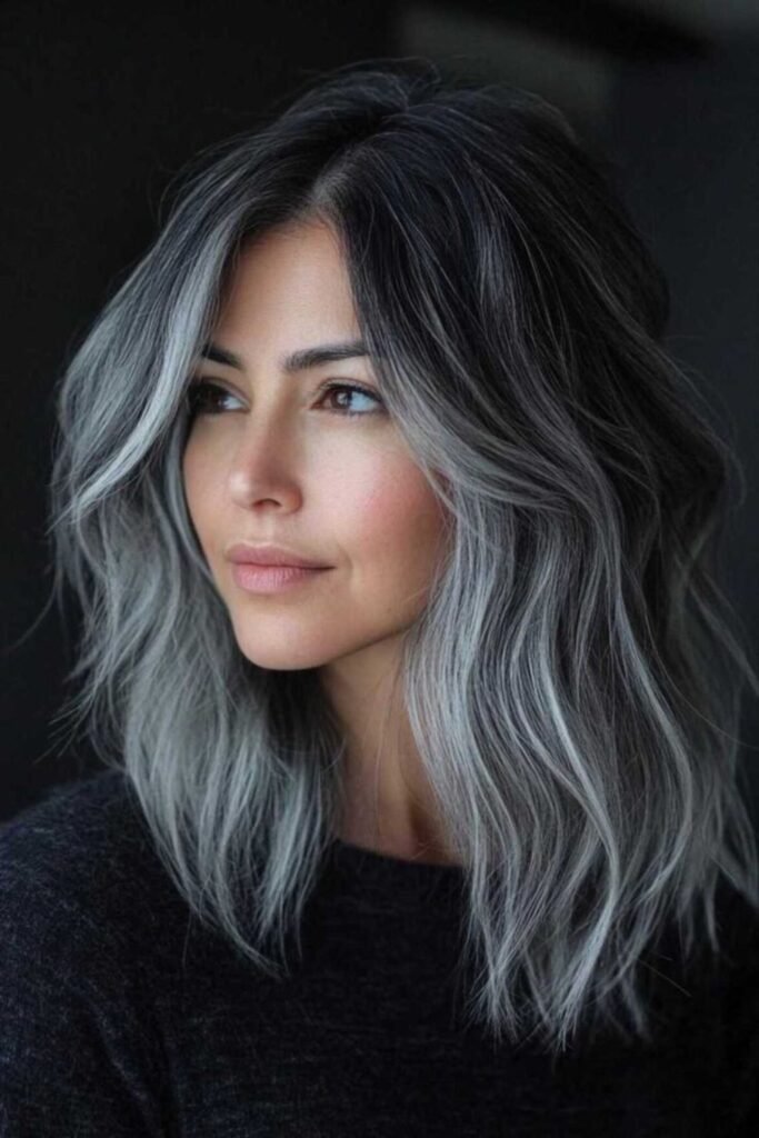 1. (Shadow Root Silver Waves)