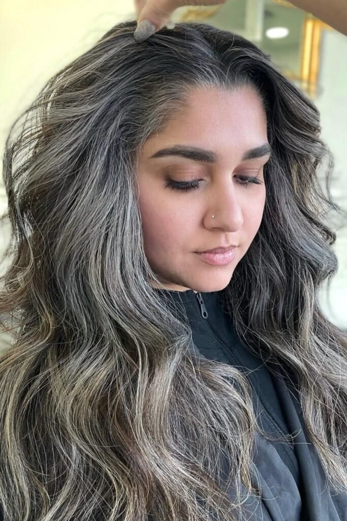 16. (Lived-In Roots with Natural Grey Blend)