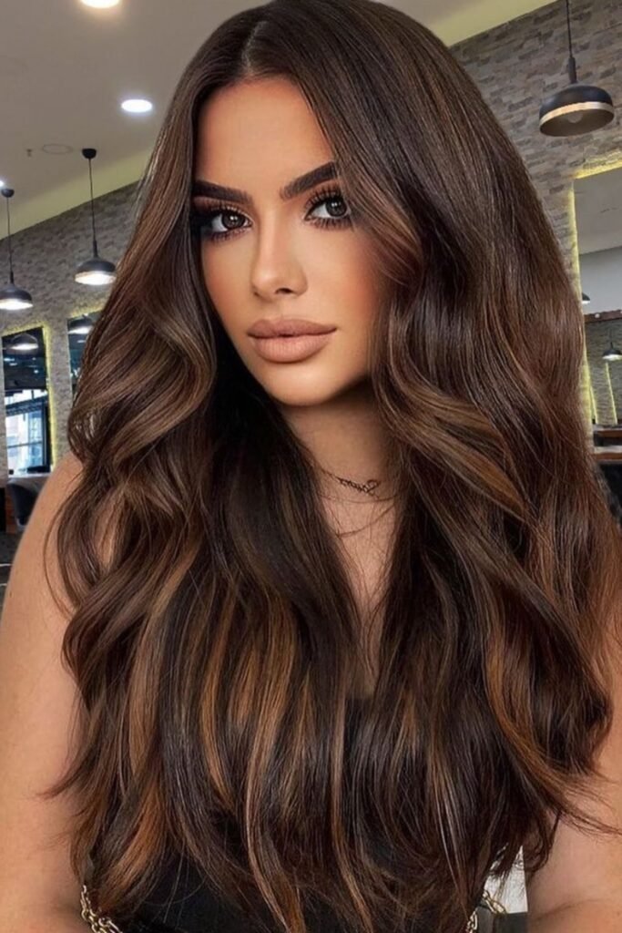 11. Dark Chocolate with Copper Caramel Highlights