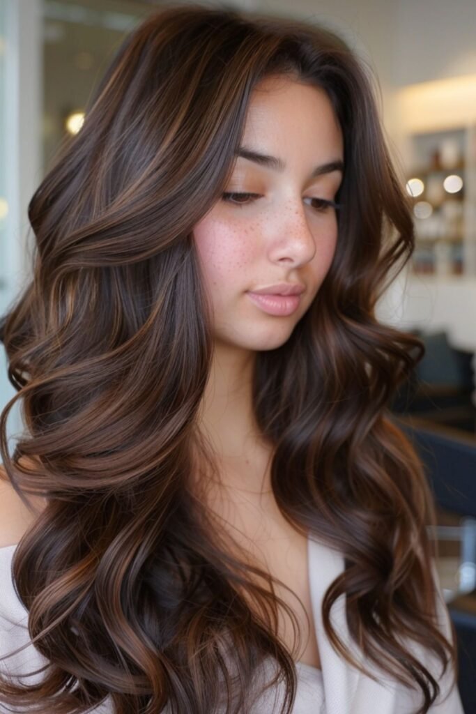 19. Soft Copper Chocolate with Gentle Highlights