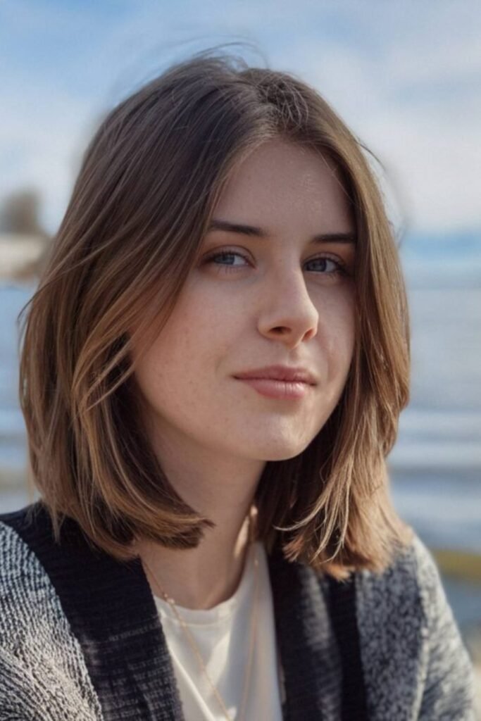 17. Everyday Straight Haven Cut with Soft Side Part