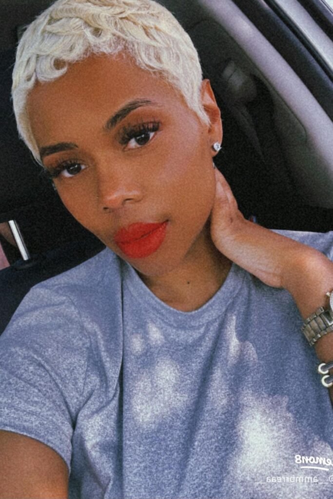 10. Platinum Finger-Wave Crop
