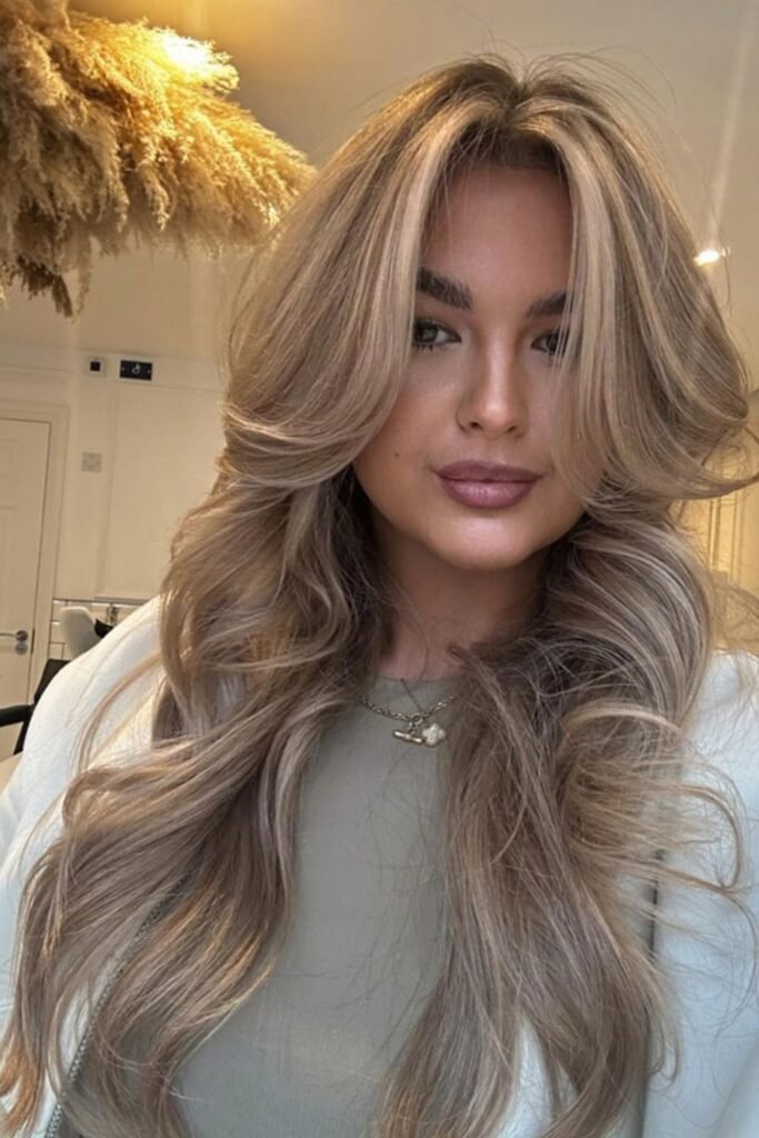 9. Mushroom Blonde Butterfly Layers