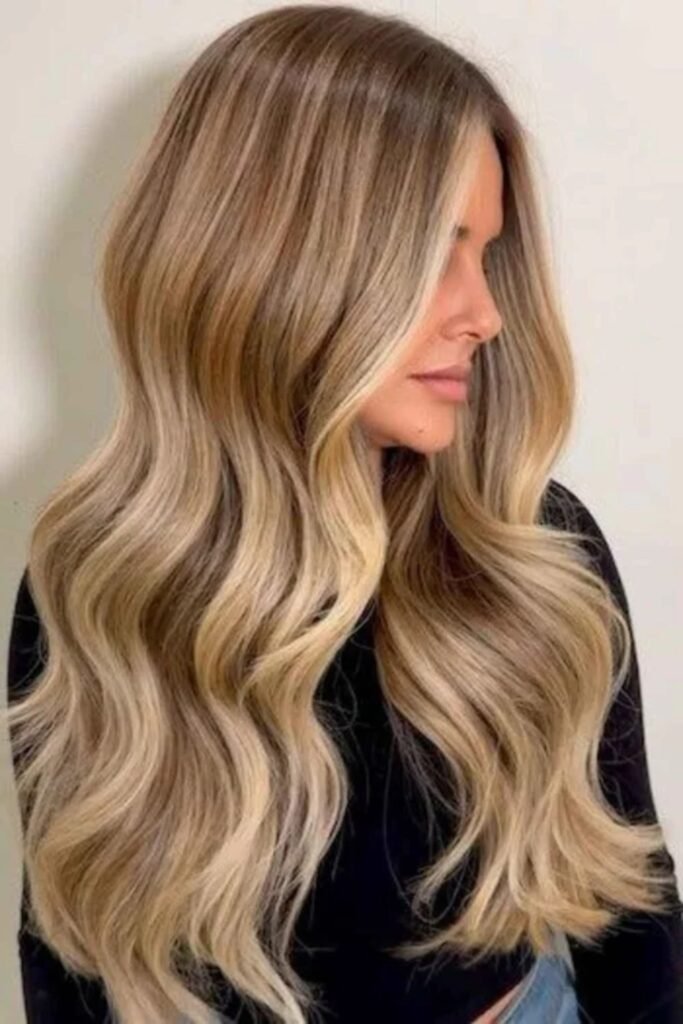 19. Caramel to Golden Blonde Balayage
