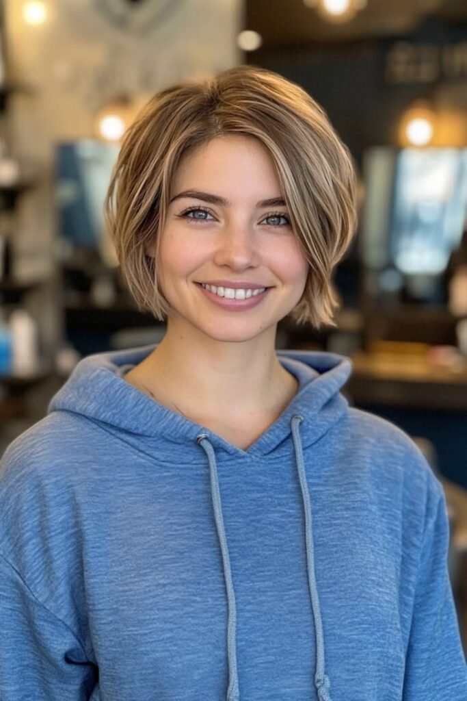 2. Soft Pixie Bob with Sandy Highlights