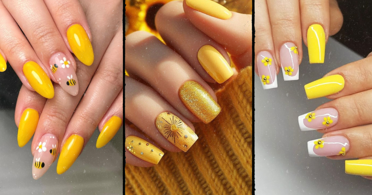 yellow-nails-designs